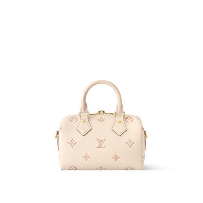 Sac Speedy Bandoulière 20 - LV - Blanc/Rose