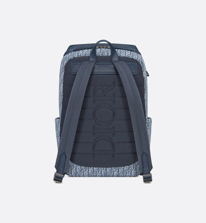 Sac à dos zippé Rider Soft - Dior - Bleu
