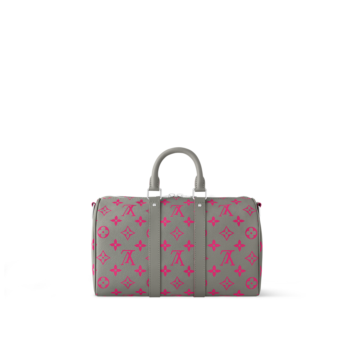 Sac Keepall Bandoulière 35 - LV - Gris Rose