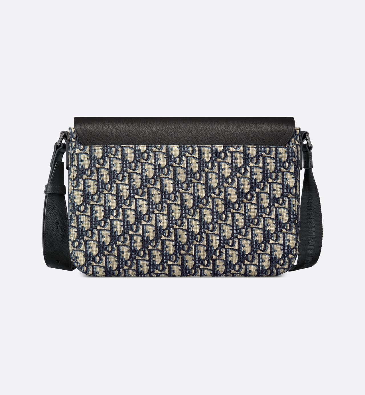 Sac Messenger à rabat Saddle Medium Dior - Beige Noir
