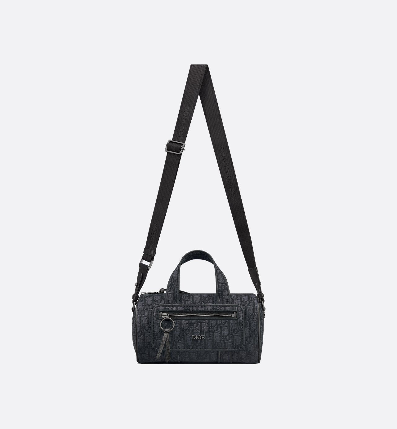 Sac Messenger zippé Dior - Noir