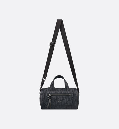 Sac Messenger zippé Dior - Noir