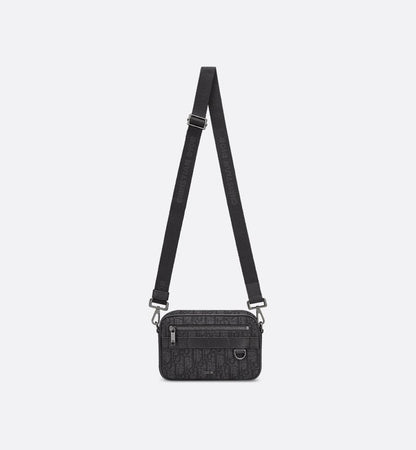 Sac bandoulière Mini Safari Dior - Noir
