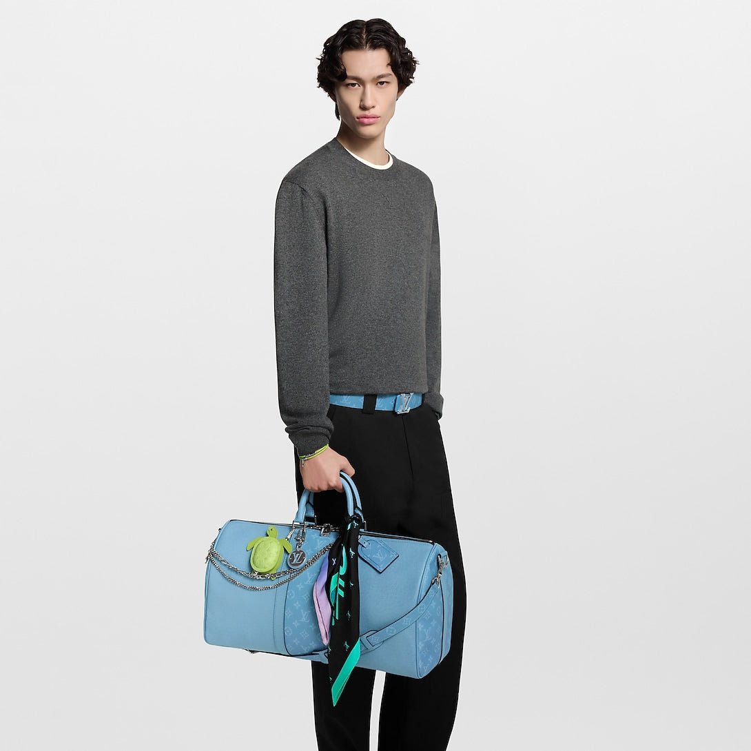 Sac Keepall Bandoulière 50 - LV - Bleu