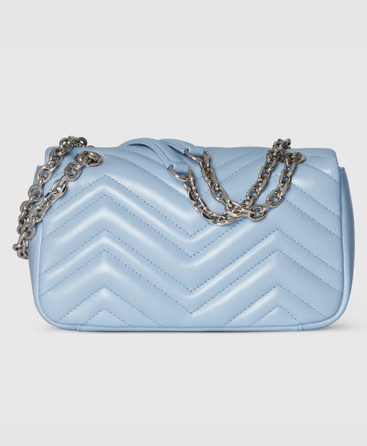 Sac à épaule GG Marmont petit format - Bleu ciel