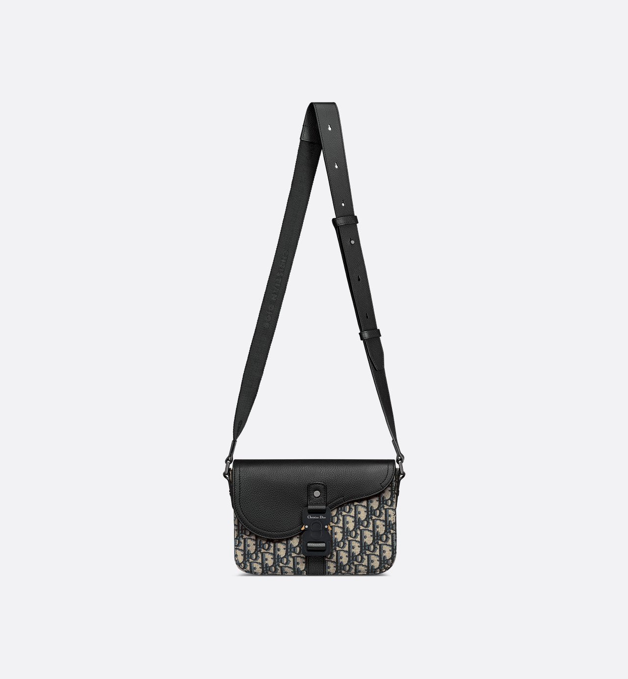 Sac Messenger à rabat Saddle Small Dior - Beige Noir