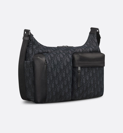 Sac Hobo Rider Soft Medium Dior - Noir