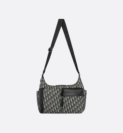 Sac Hobo Rider Soft Medium Dior - Noir Beige