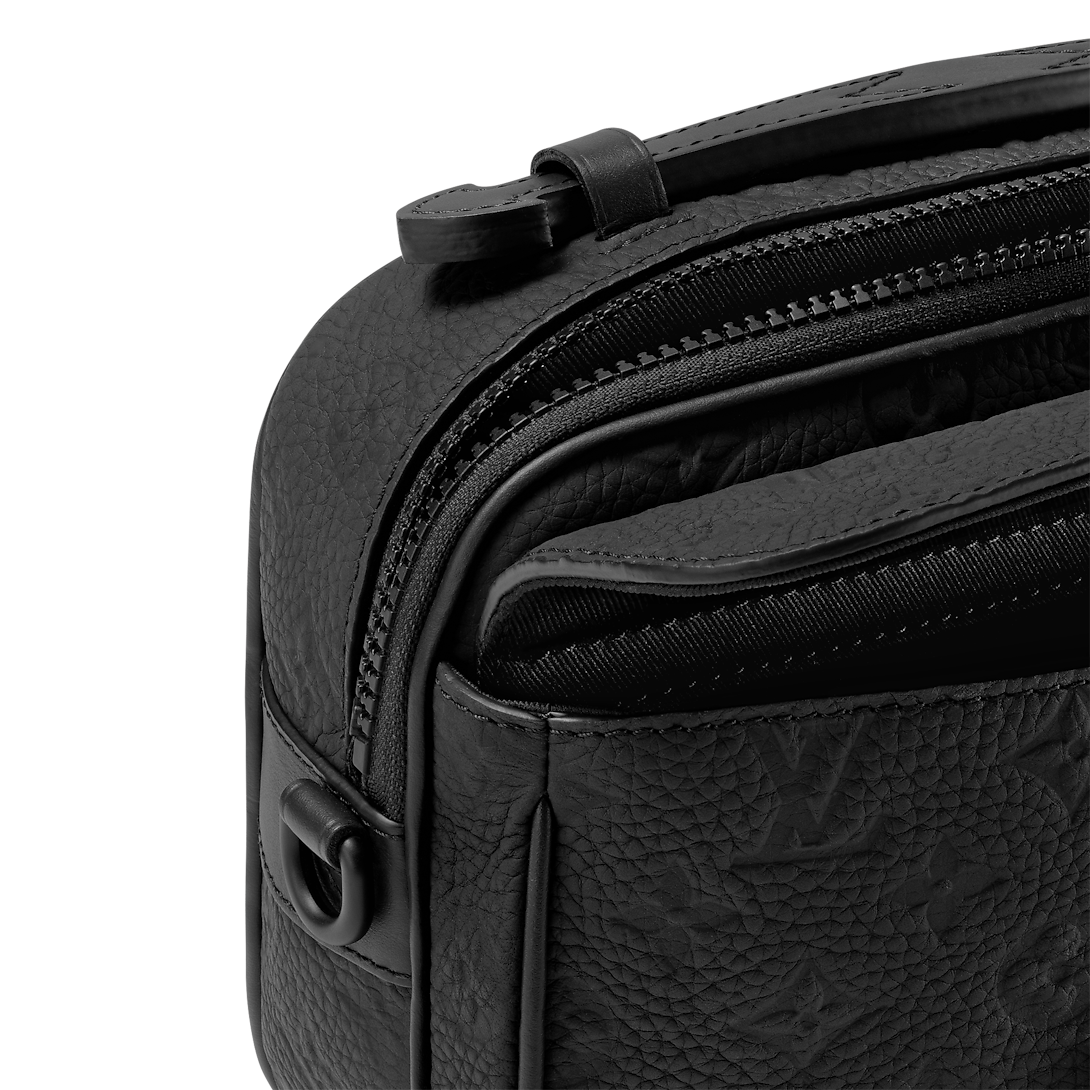 Sac messenger S Lock - LV - Noir