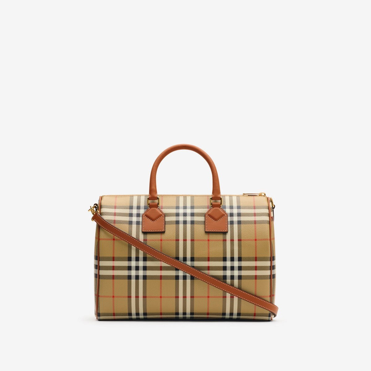 Sac bowling Check - BURBERRY - BEIGE