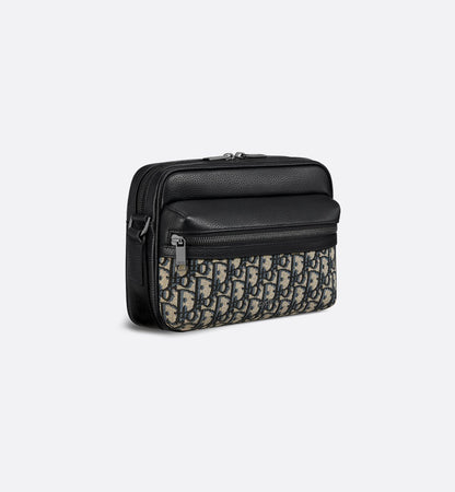 Sac Messenger zippé Rider 2.0 Dior - Beige