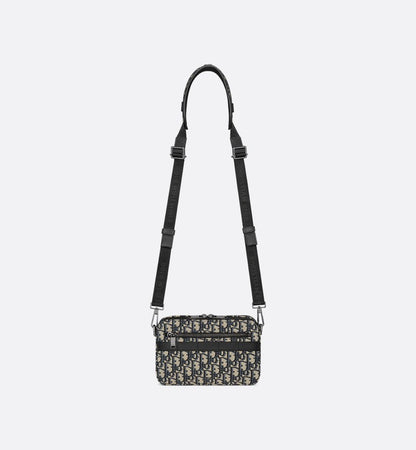 Sac bandoulière Safari Dior - Noir Beige