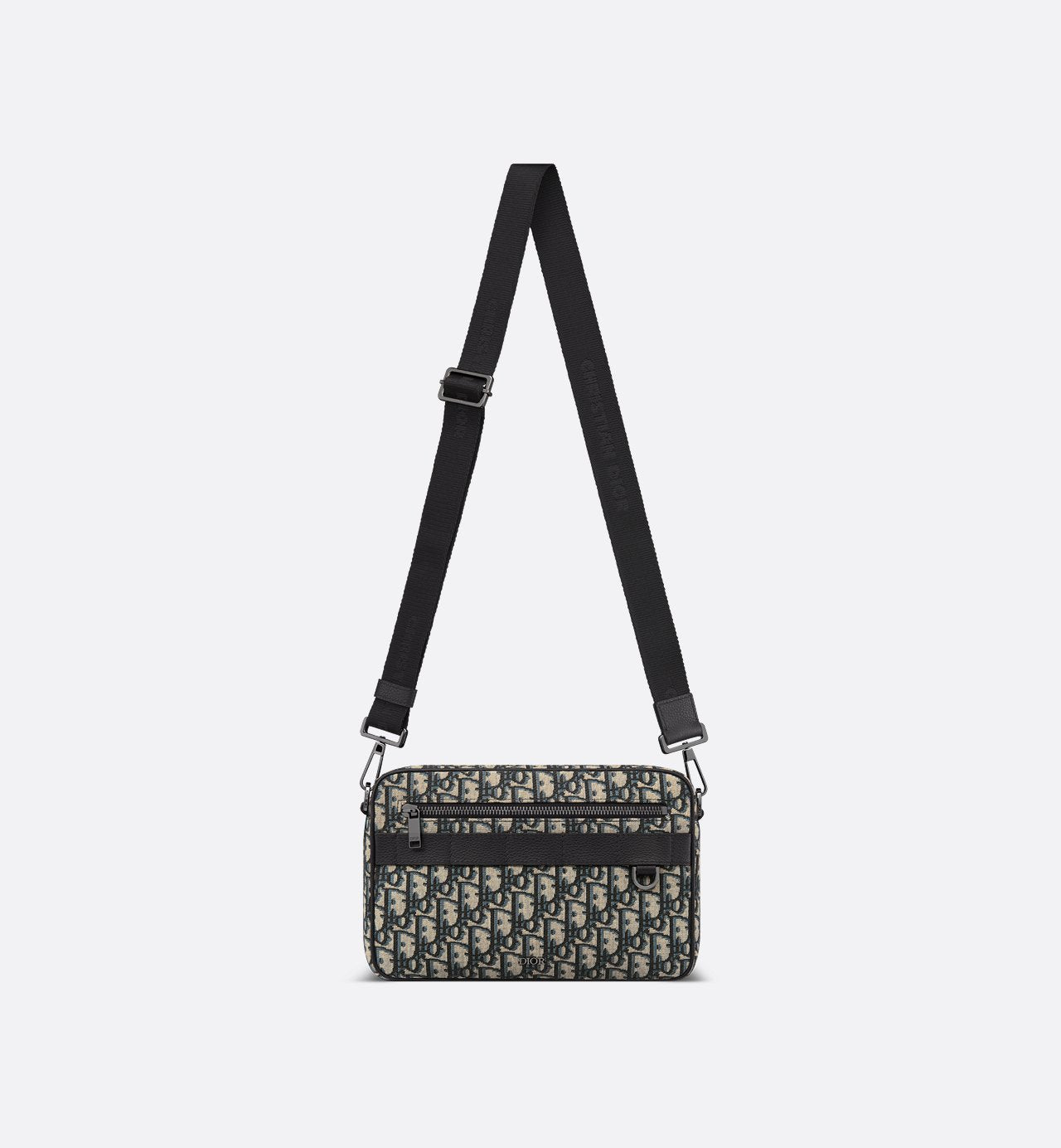 Sac bandoulière Maxi Safari Dior - Noir Beige