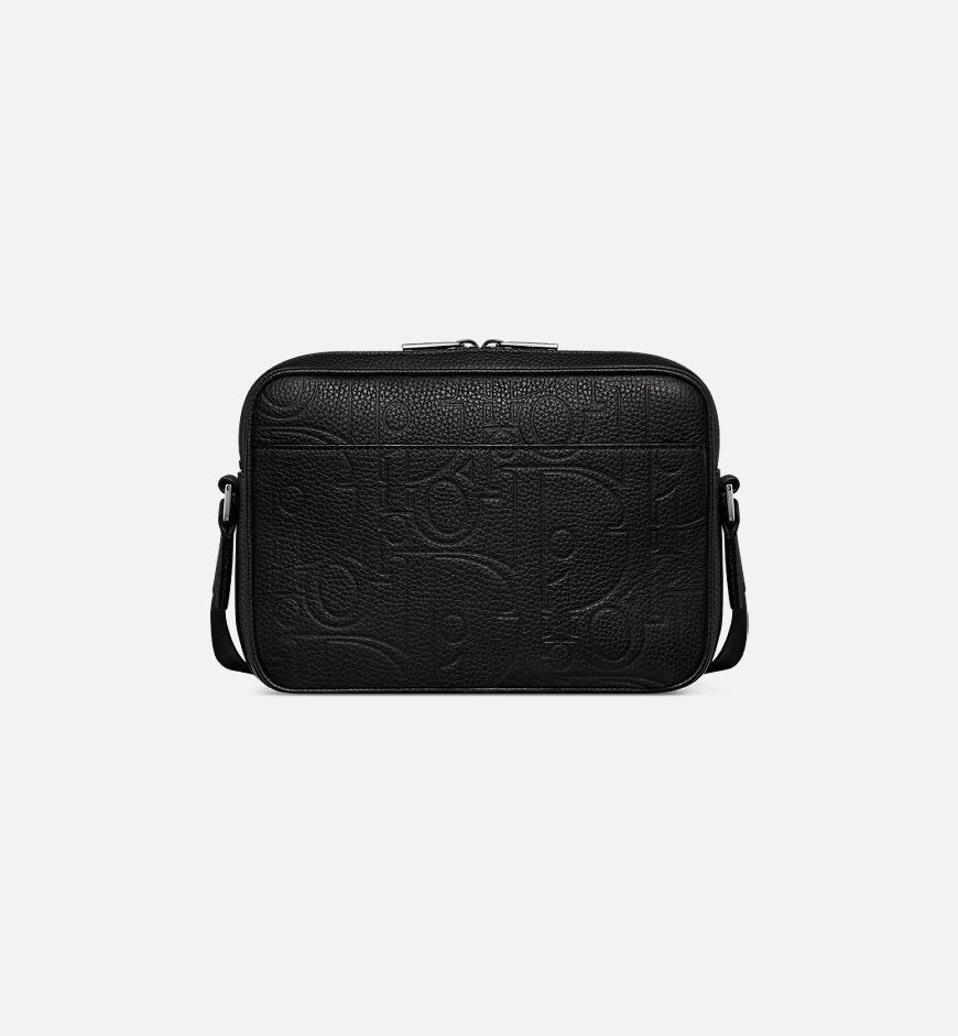 Sac Messenger zippé Rider 2.0 Cuir - Dior - Noir