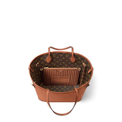 Sac Neverfull Inside Out MM - LV - Marron