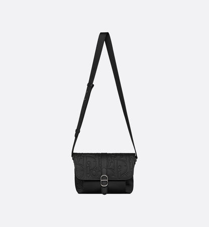 Sac Messenger à rabat Dior Daily Medium - Noir