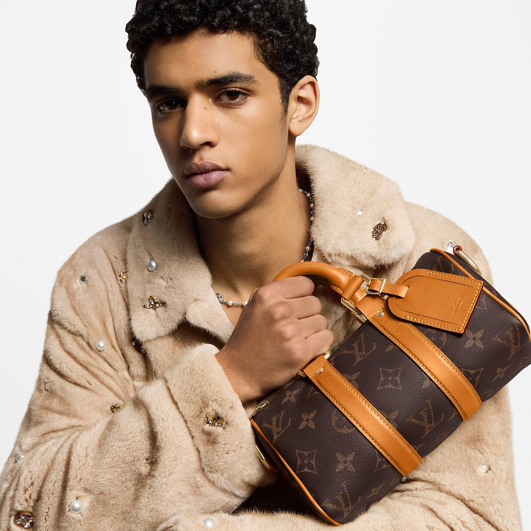 Sac Keepall Bandoulière 25 - LV - Marron Classic