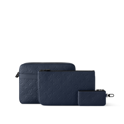 Sac Trio Messenger - LV - Bleu nuit