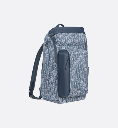 Sac à dos zippé Rider Soft - Dior - Bleu