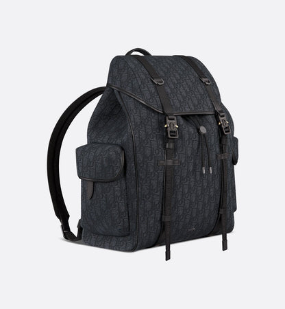 Sac à dos à rabat Dior Hit The Road- Noir