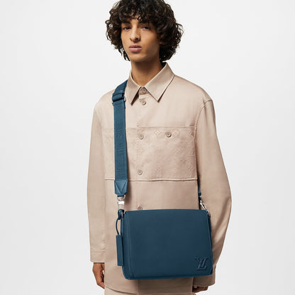 Sac messenger Takeoff - LV - Bleu