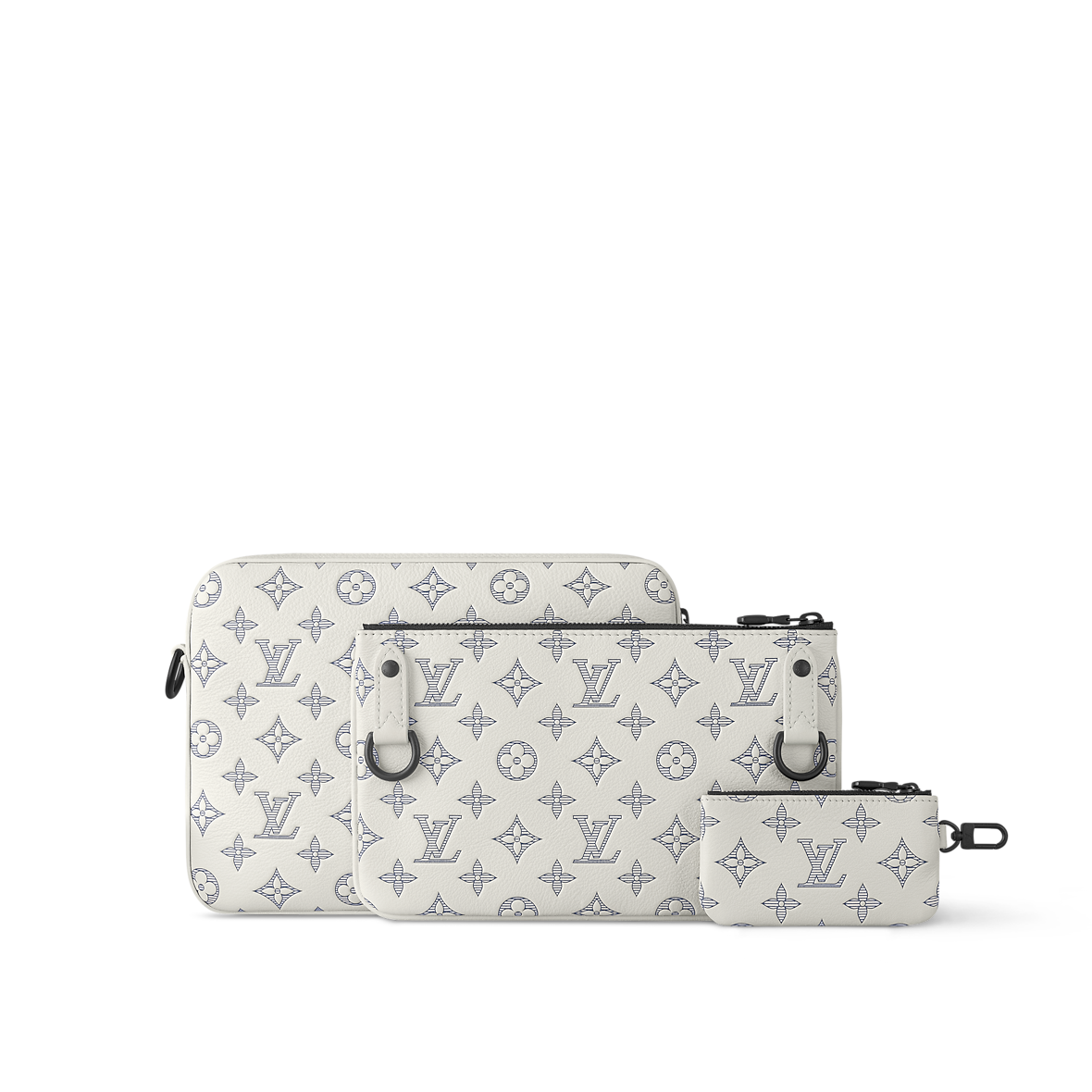 Sac Trio Messenger - LV - Blanc