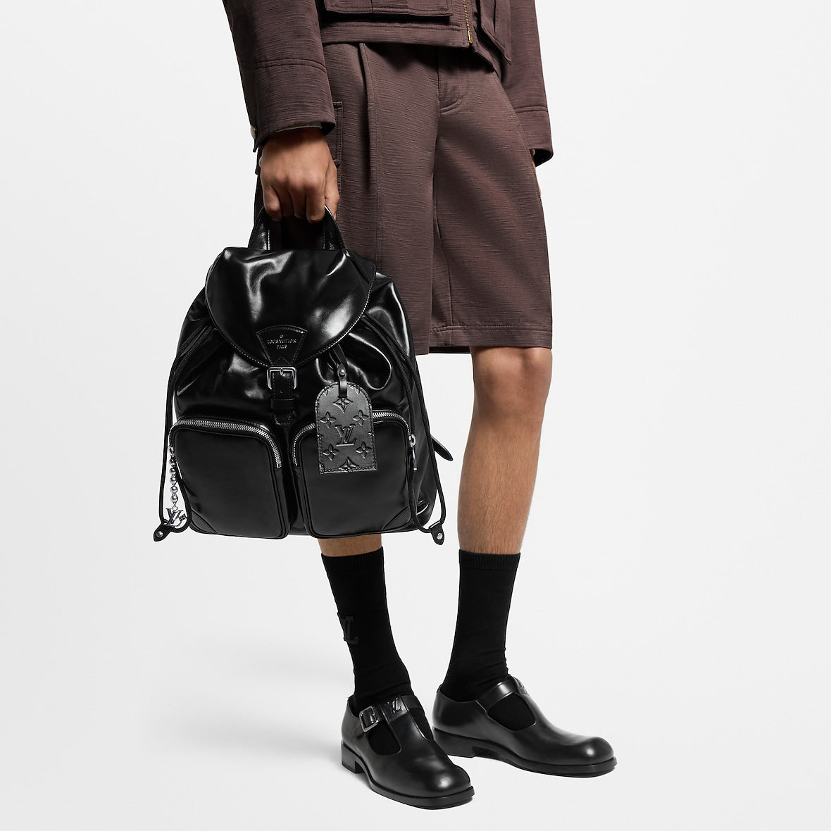 Sac à dos Montsouris Cargo - LV - Noir