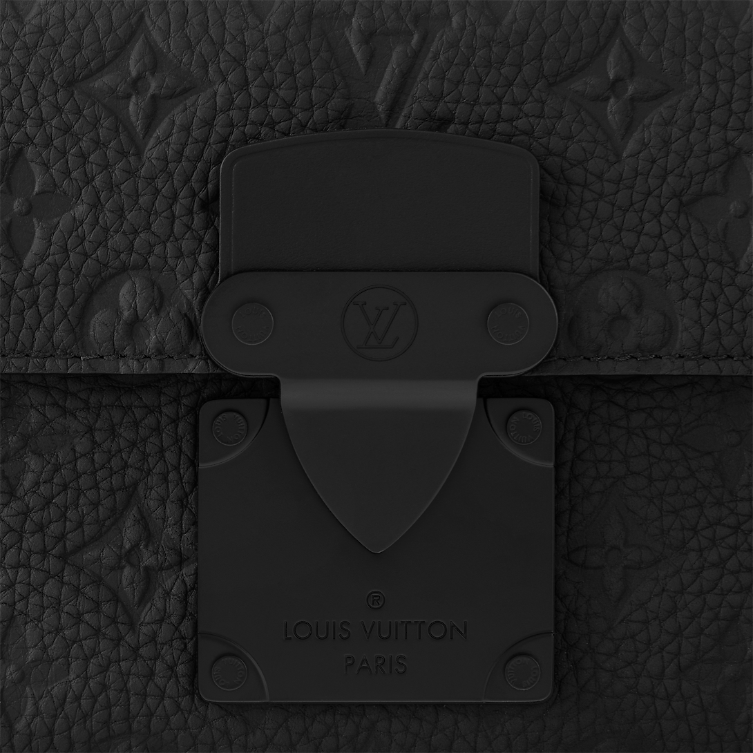 Sac messenger S Lock - LV - Noir