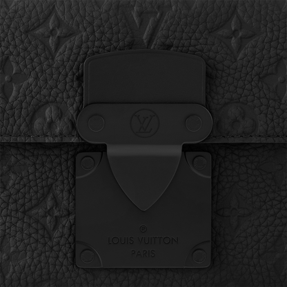 Sac messenger S Lock - LV - Noir