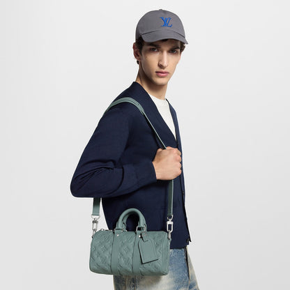 Sac Keepall Bandoulière 25 - LV - Turquoise