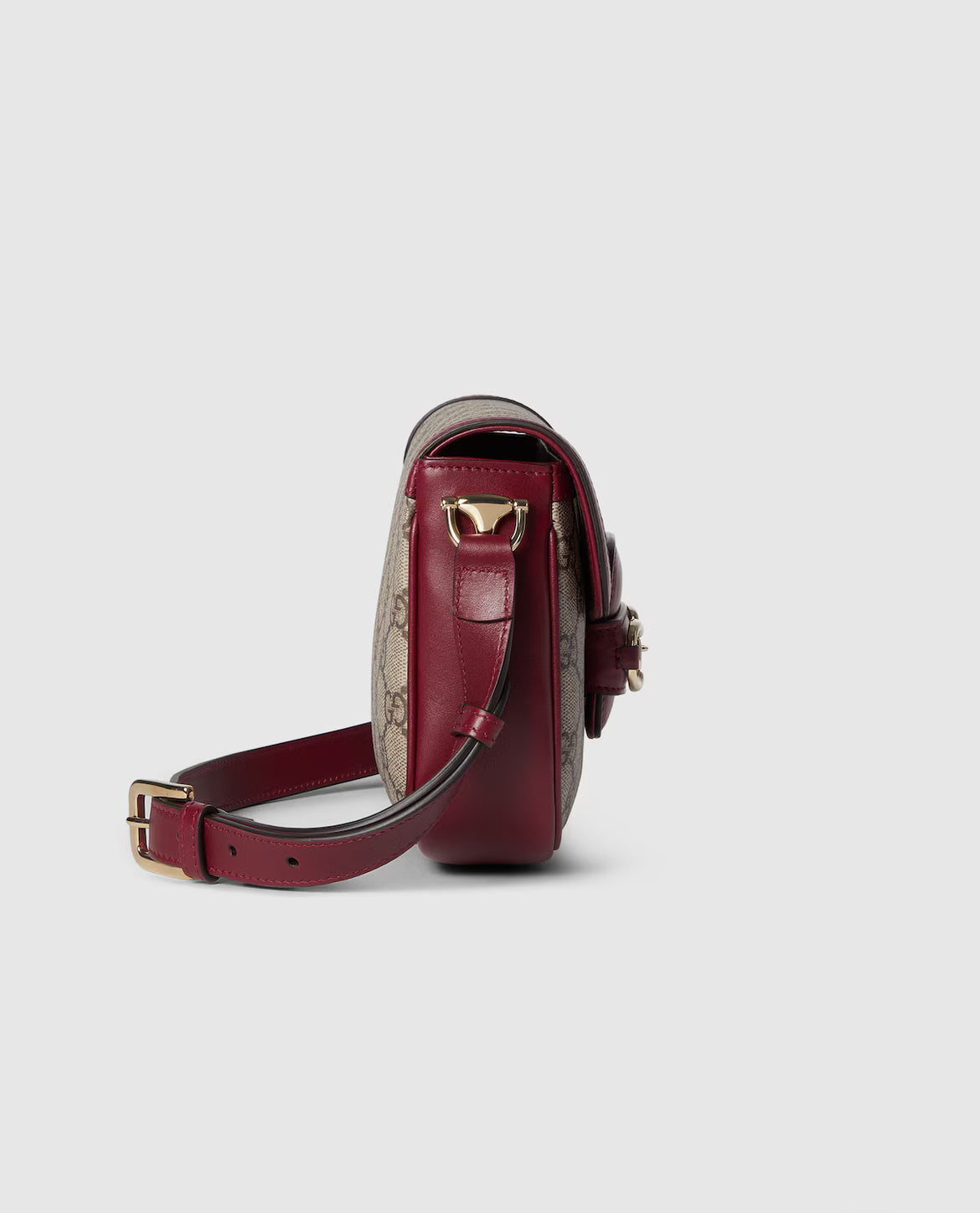 Sac à épaule Gucci Horsebit 1955 petit format - Rouge