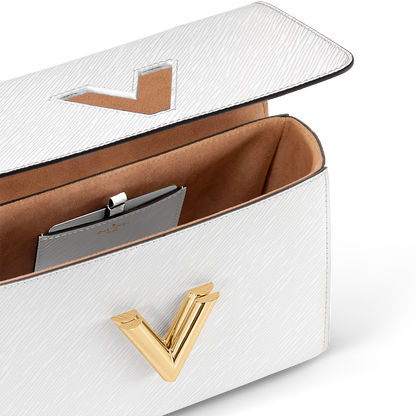 Sac Twist MM - LV - Blanc