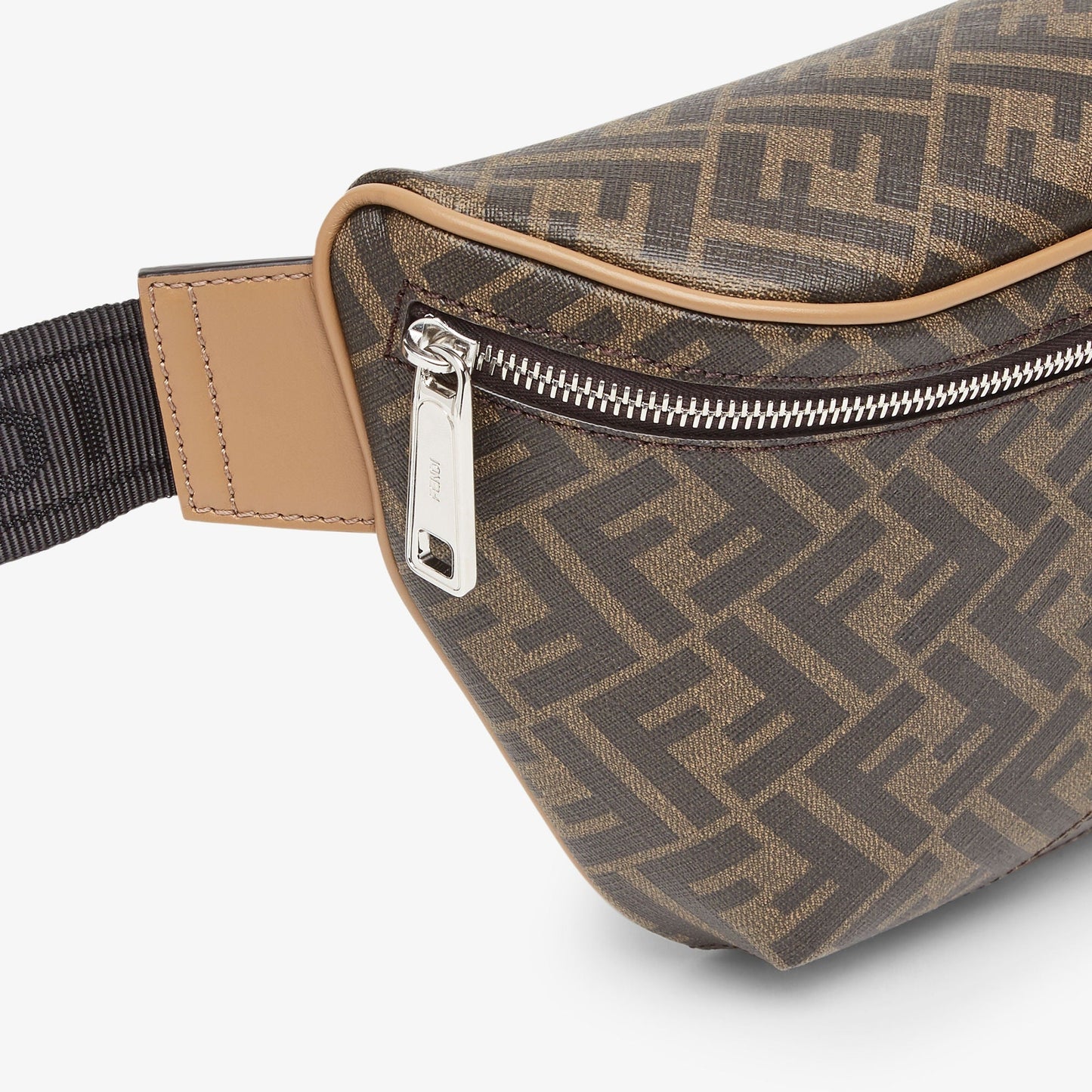 Sac banane Fendi Diagonal - Marron