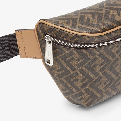 Sac banane Fendi Diagonal - Marron
