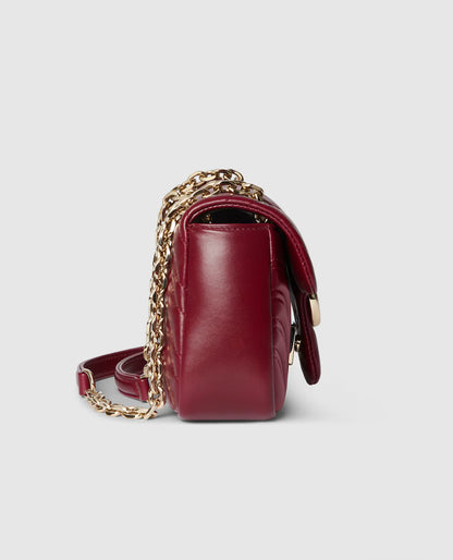 Sac à épaule GG Marmont petit format - Rouge
