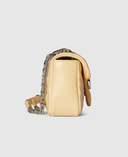 Sac à épaule GG Marmont petit format - Beige