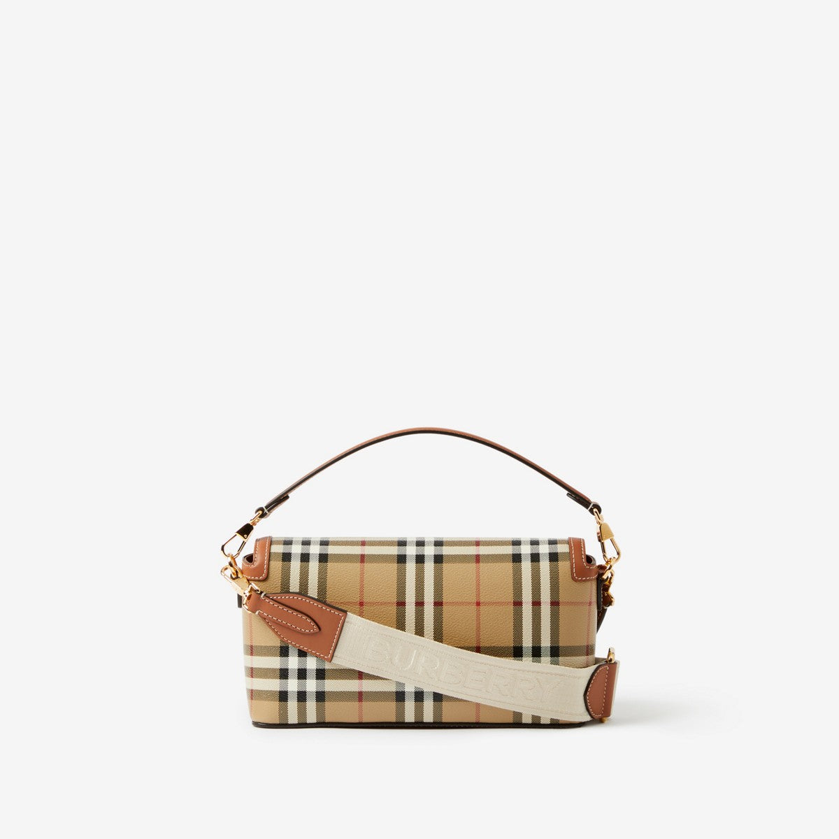 Sac à main Note - BURBERRY - Marron