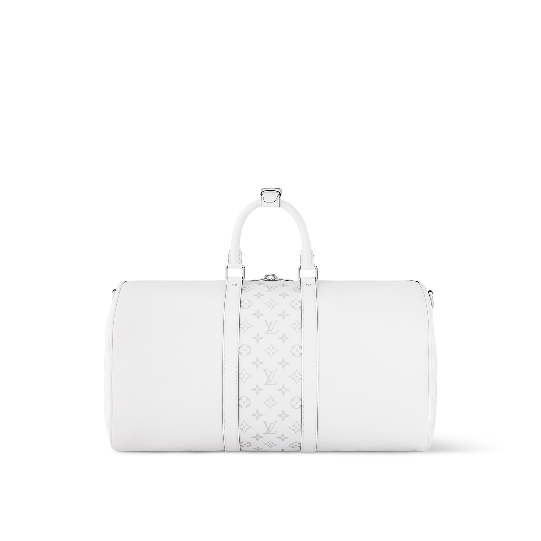 Sac Keepall Bandoulière 50 - LV - Blanc