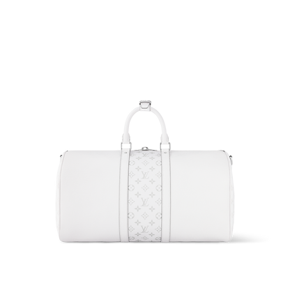 Sac Keepall Bandoulière 50 - LV - Blanc