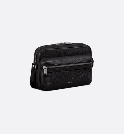 Sac Messenger zippé Rider 2.0 Cuir - Dior - Noir