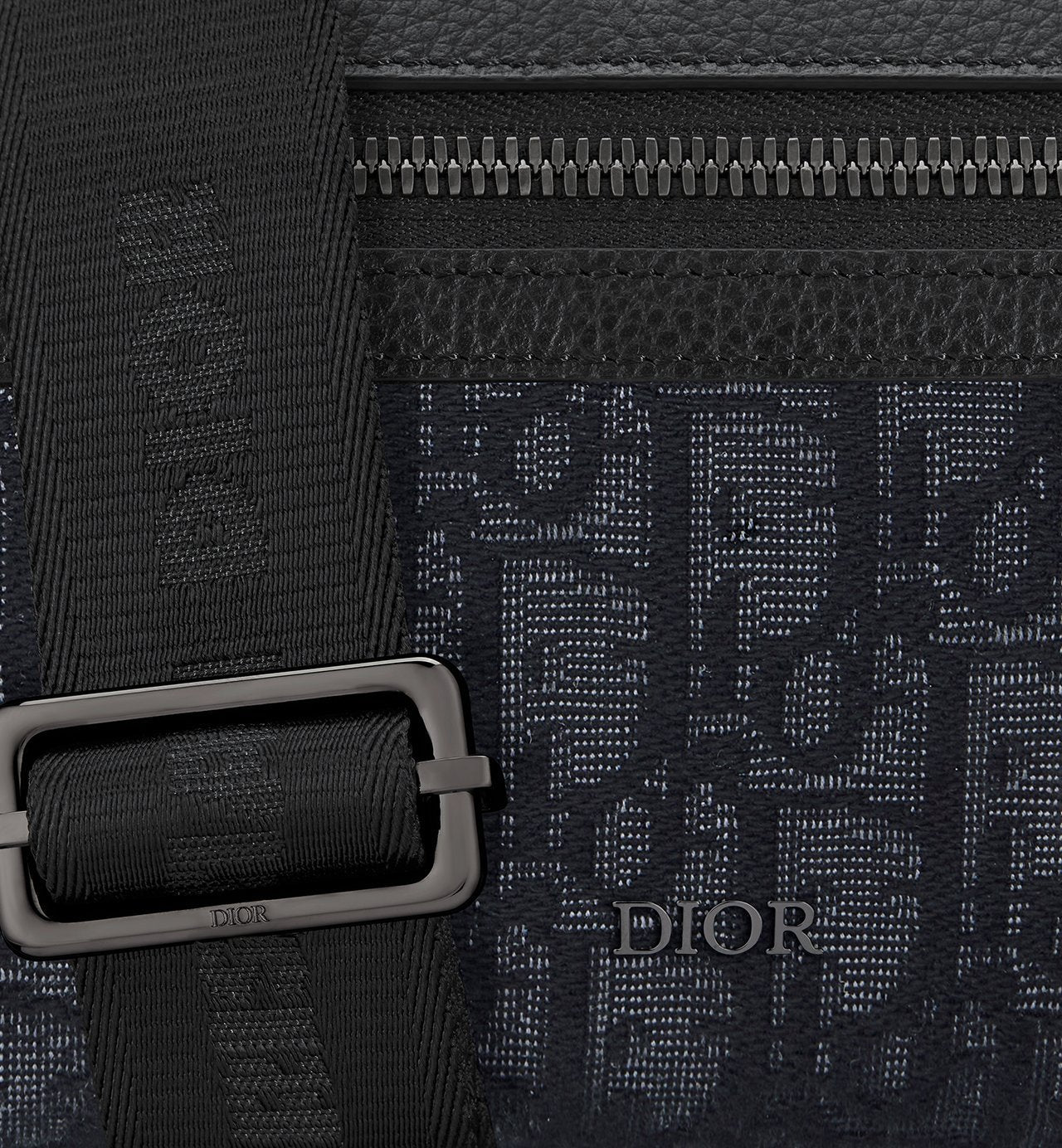 Sac Messenger zippé Rider 2.0 Dior - Noir