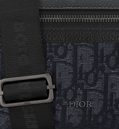 Sac Messenger zippé Rider 2.0 Dior - Noir