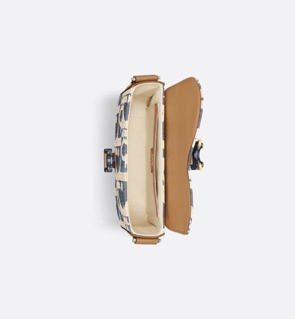 Sac Messenger Saddle Dior - Bleu Blanc