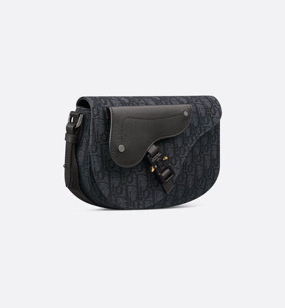 Sac Messenger Saddle Dior - Noir