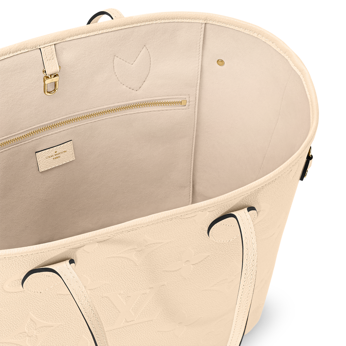 Sac Neverfull MM- LV - Blanc cassé