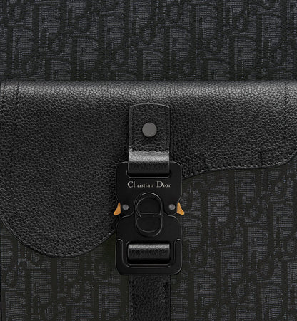 Sac à dos zippé Saddle - Dior - Noir