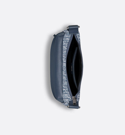 Sac Hobo Rider Soft Small Dior - Bleu