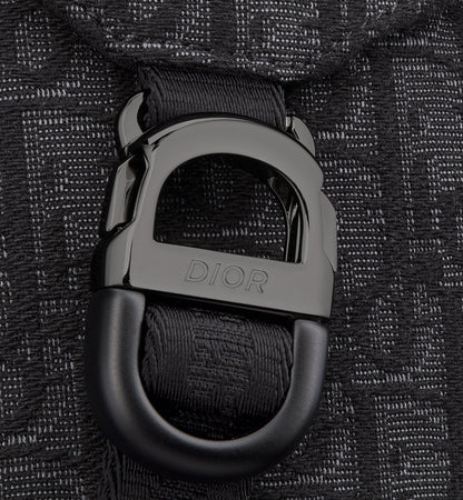 Sac à dos à rabat Dior 8 Noir