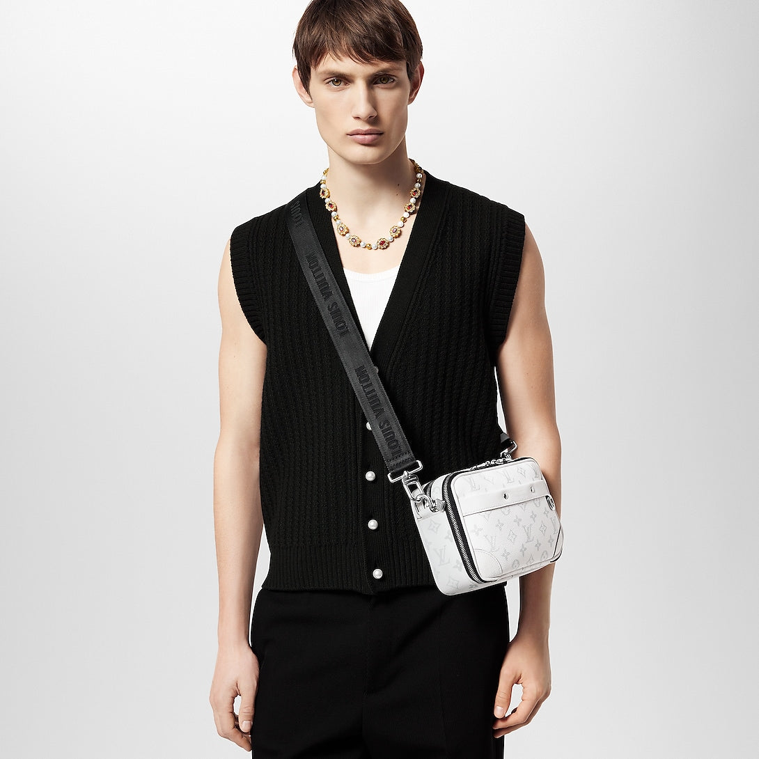 Sac Alpha Messenger - LV - Blanc