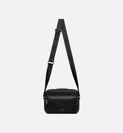 Sac Messenger zippé Rider 2.0 Cuir - Dior - Noir